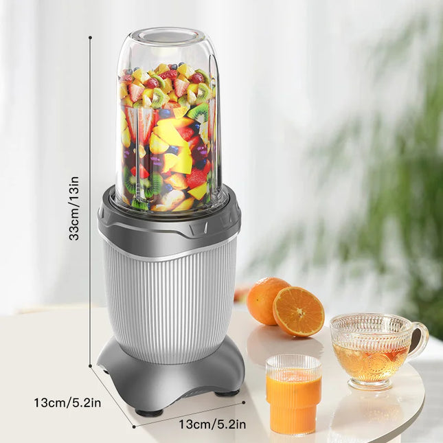 Portable 450W Personal Blender - Easy Cleaning for Smoothies & Shakes