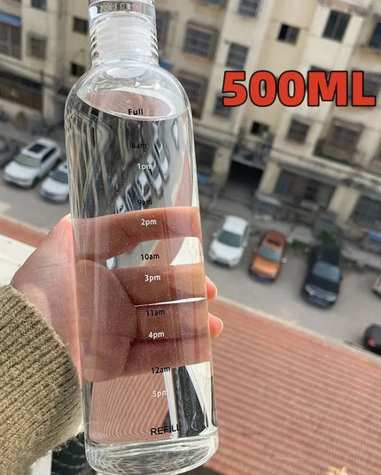 300-1000ml Glass Water Bottle Large Capacity