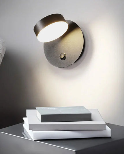 Modern Simple LED Wall Lamps - Rotatable Bedside Reading Light