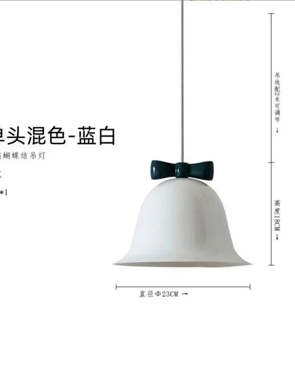 Nordic Chandelier Pendant Lamp - Bowknot Design for Creative Spaces