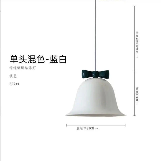 Nordic Chandelier Pendant Lamp - Bowknot Design for Creative Spaces