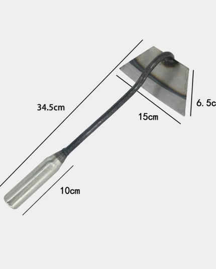 Steel Hardened Hollow Hoe Garden Weeding Rake Vegetable Planting Farm Gardening Loosening Soil Tool Weeding Shovel Tool
