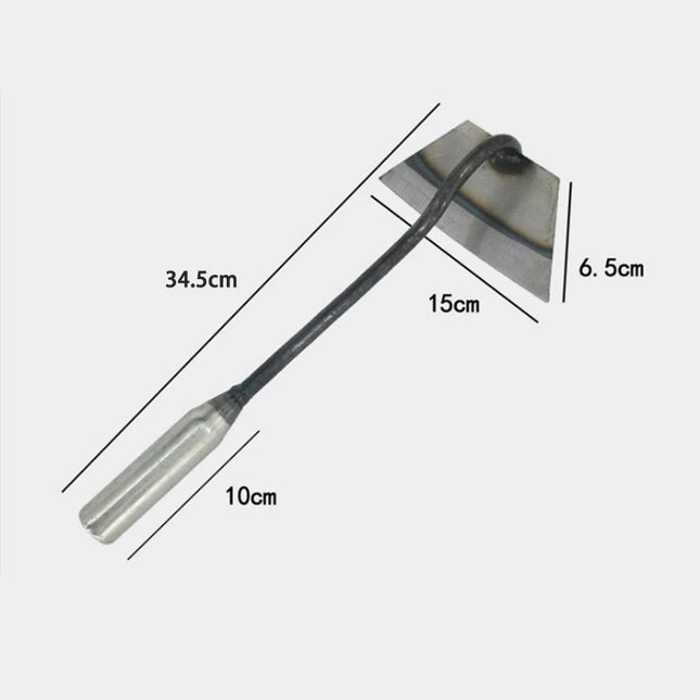 Steel Hardened Hollow Hoe Garden Weeding Rake Vegetable Planting Farm Gardening Loosening Soil Tool Weeding Shovel Tool