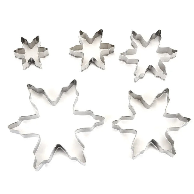DIY Baking Tool Set - 12/6/5/4 Pcs Stainless Steel Biscuit Molds