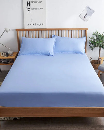 Luxury 85% Cotton Fitted Bed Sheet - Soft, Skin-Friendly Cover