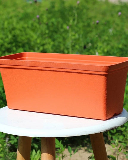 High-quality Gardening Flower Pot Thicken Plastic Planting Pot Balcony Vegetable Flower Pot Rectangular Planting Planters