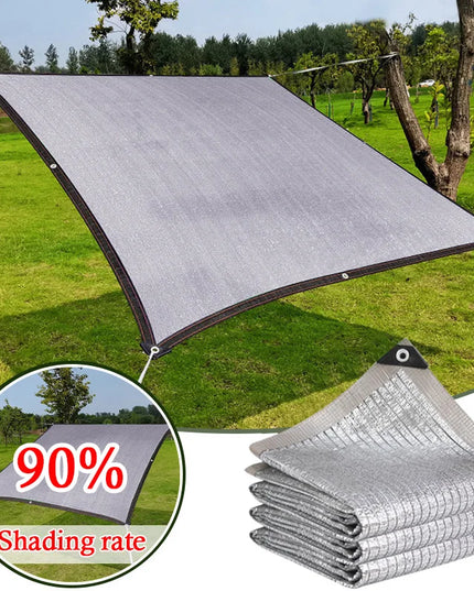 Aluminum Foil Sunshade Net - UV Protection & 90% Heat Reflective Insulation