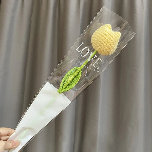 Hand-Knitted Crochet Flower Bouquet - Perfect Gift for Weddings & Graduations