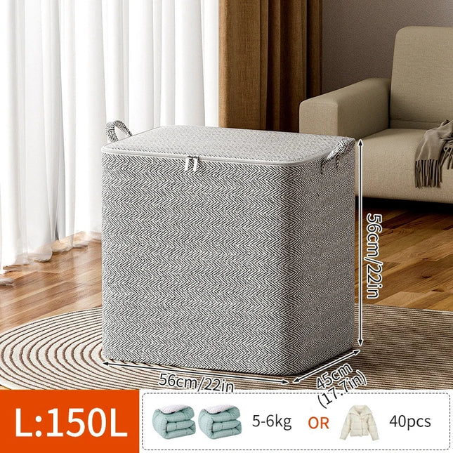 Quilt Clothes Storage Bag Waterproof Closet Wardrobe Organizer Large Capacity Clothes Organizer Foldable Dustproof Sorting Bags