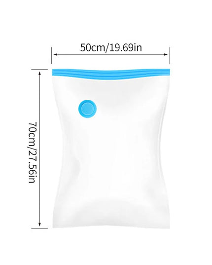 Clothes Storage Vacuum Bags - Compression Organizer with Hand Pump