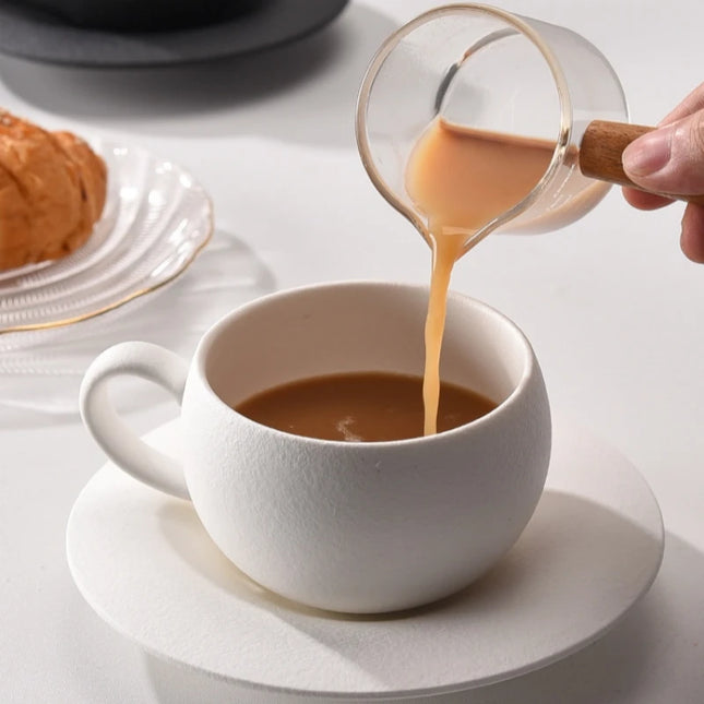 280ML Rock Sand Ceramic Coffee Cup Set