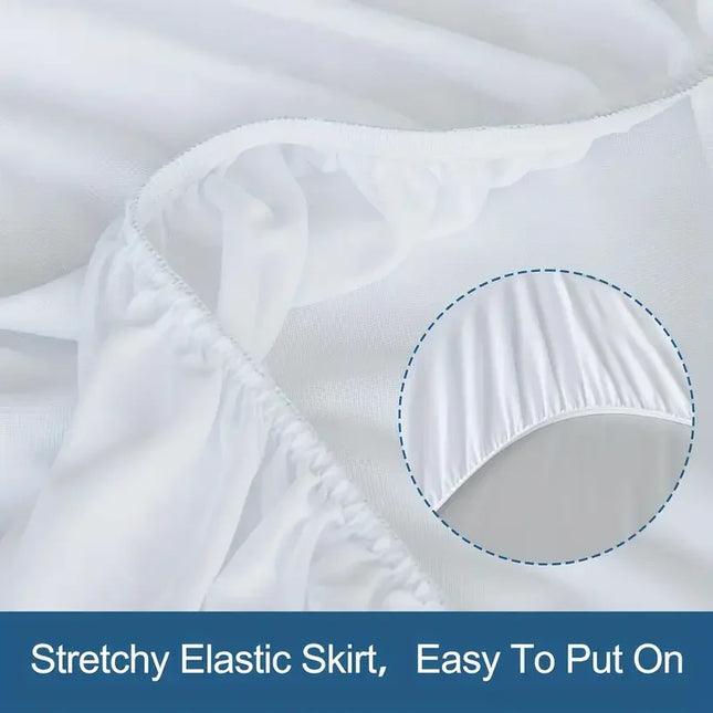 Anqianny Waterproof Mattress Protector Cover - Ultra-Soft Fitted Sheet